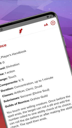 Spells List D&D 5th Edition screenshot 3