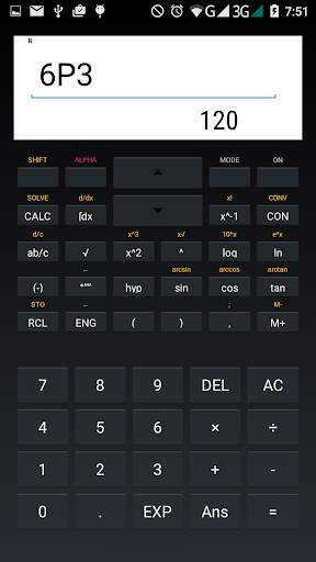 Scientific calculator fx-570MS screenshot 6