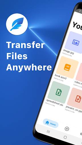 Send Files Anywhere Share It - Feather 1 تصوير الشاشة