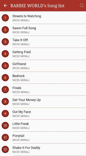 All Nicki Minaj Songs Lyrics screenshot 2