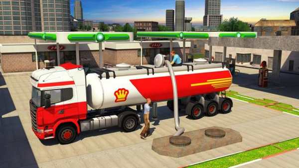 Oil Tanker Truck Driving 2018 screenshot 1
