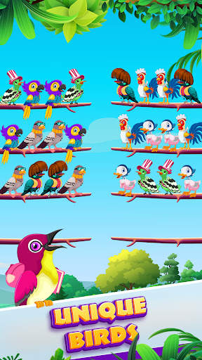 Budgie Bird Sort स्क्रीनशॉट 7
