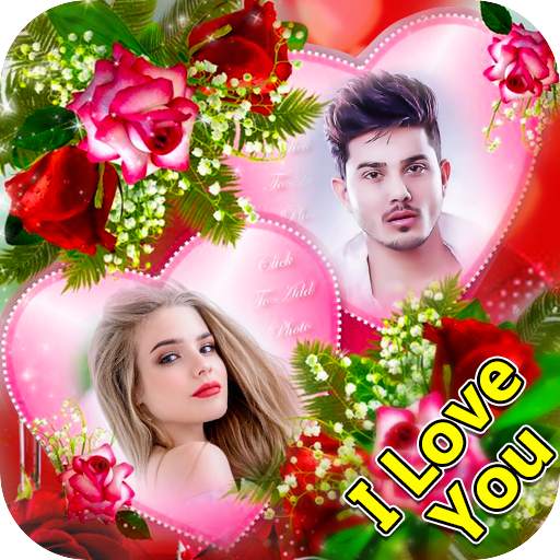 I Love You Dual Photo Frame 1.8