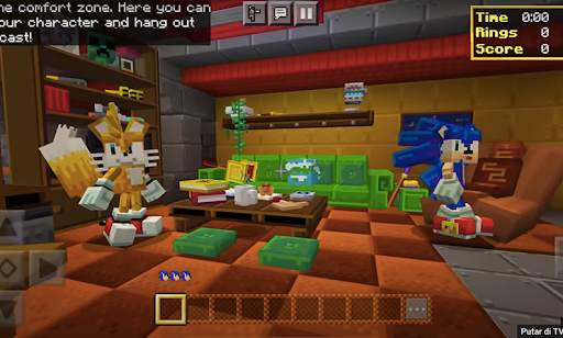 mod sonic skin for minecraft screenshot 1