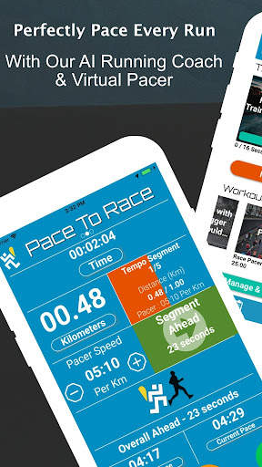 Pace To Race - AI Running Coach & Ghost Pacer screenshot 1