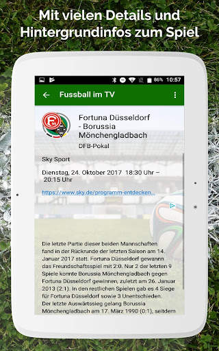 Fussball im TV live screenshot 17