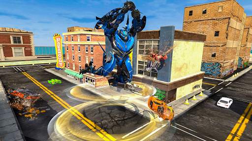 Shark Robot Transformation Game screenshot 1