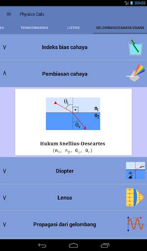 Rumus Fisika - Physics Calc screenshot 14