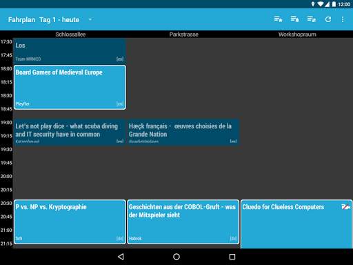 MRMCD 2019 Fahrplan screenshot 9