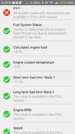 Obd Arny - ELM327 car scanner screenshot 6