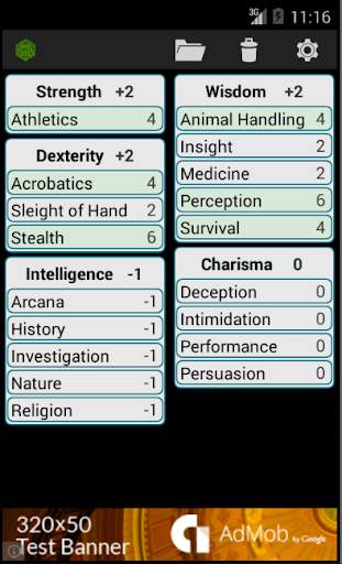Fifth Edition Character Sheet screenshot 2