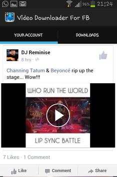 Video Downloader For Facebook screenshot 3