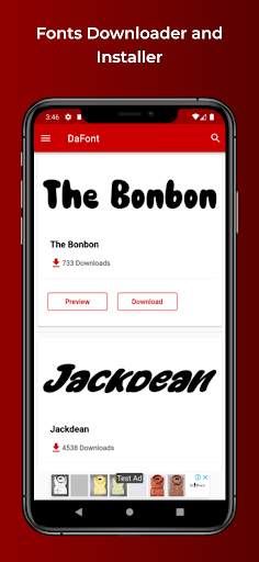 DaFont - Fonts Downloader screenshot 1