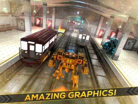 Subway Robots - Steel Racing screenshot 5