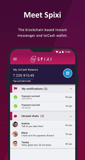 Spixi IM & Wallet screenshot 3