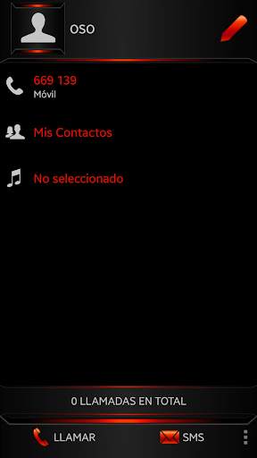 THEME DARKCITY RED EXDIALER screenshot 4