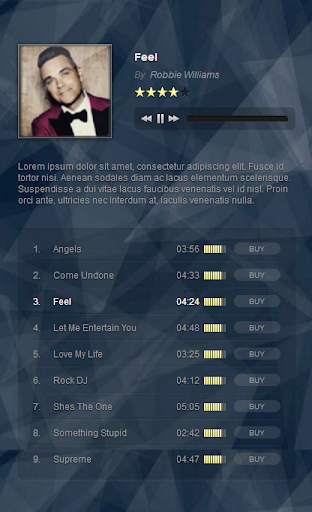 Robbie Williams Music Offline screenshot 3