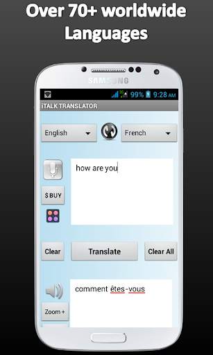 Multi Language Translator - TTS T2T Traductor screenshot 1