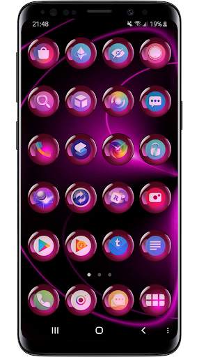 Theme Launcher - Spheres Pink Icon Changer Free screenshot 6