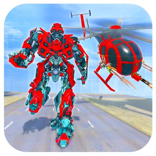 Helicopter Robot Battle: Robot Transformation Game 3