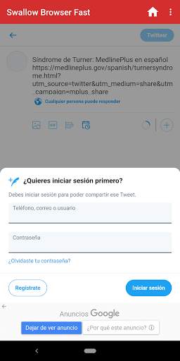 Swallow Browser Fast screenshot 2