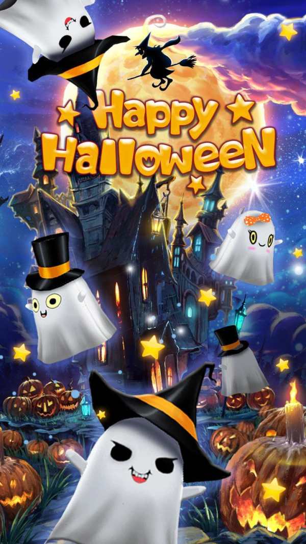 3D Halloween Ghost Theme screenshot 3
