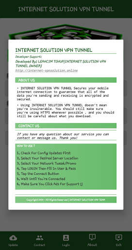 INTERNET SOLUTION VPN TUNNEL screenshot 5