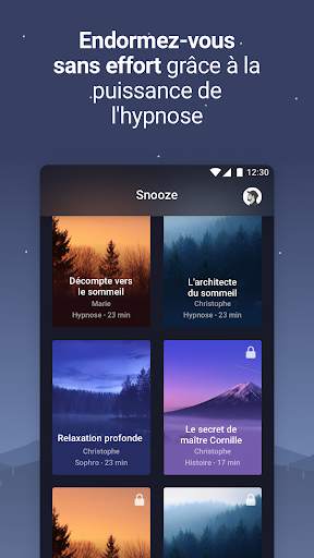Snooze - Hypnose Sommeil screenshot 1