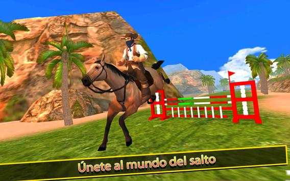 Caballo Montando Simulador 3D: Jockey Móvil Juego screenshot 1