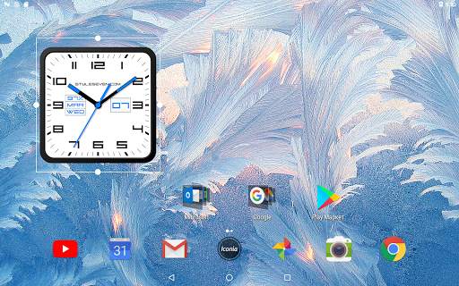 Square Analog Clock-7 screenshot 13