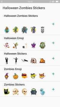 Halloween Emoji Sticker - Zombie Sticker screenshot 1