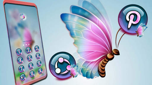 Pink Butterfly Launcher Theme screenshot 3