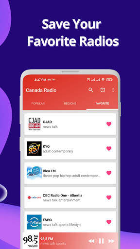 Canada Radio - Online FM Radio screenshot 4