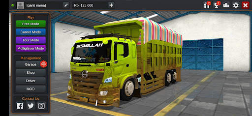 Mod Bussid Truck Dump screenshot 2