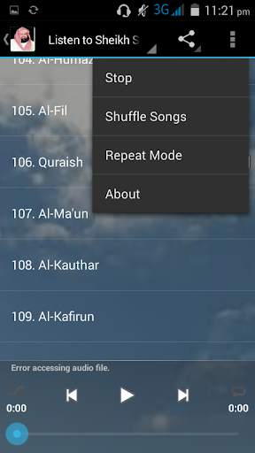 AlSudais free Quran MP3 screenshot 2