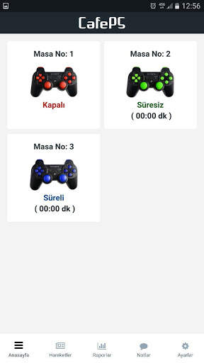 Playstation Cafe Takip Program screenshot 1