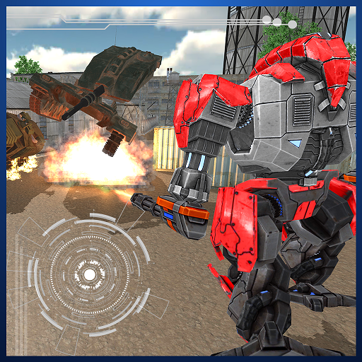 US Police Robot Transform –Futuristic War Sim Game icon