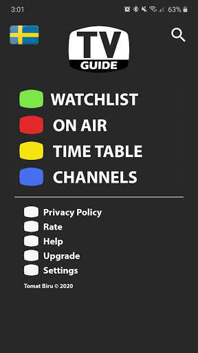 Sweden TV Guide screenshot 2