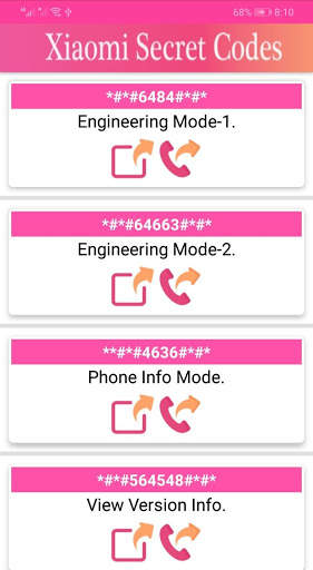 Secret Codes for Xiaomi Latest 2021 2 تصوير الشاشة