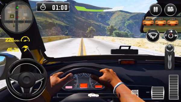 City Driving Peugeot Car Simulator screenshot 2