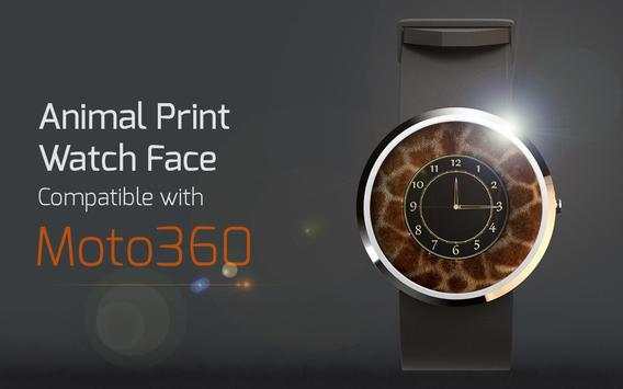 Animal Print Watch Face screenshot 1