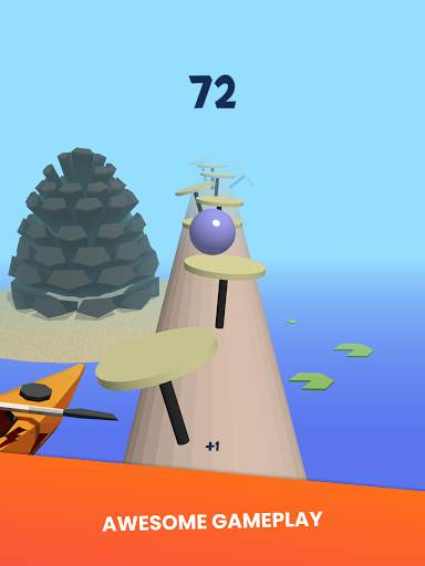 Bouncy Ball 3D Game - Hyper-casual, Ball jump game screenshot 9