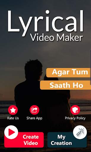 Lyrical video status maker screenshot 1