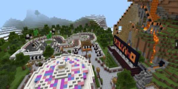 Map adventure park for Minecraft PE screenshot 3