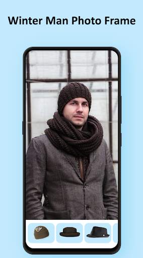 Men Winter Jacket Photo Frame screenshot 5