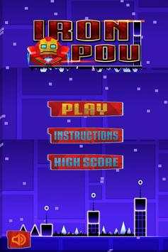 Geometry Hero - Iron Pou Dash screenshot 2