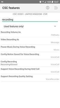 CSC Feature Expert for Samsung 2 تصوير الشاشة