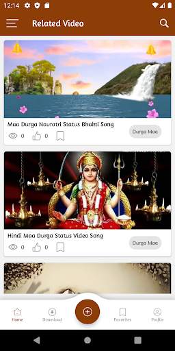Durga Maa Video Status - Mata Devi Bhajan & Songs screenshot 1