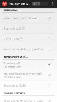Data Auto Off Connect WiFi screenshot 5