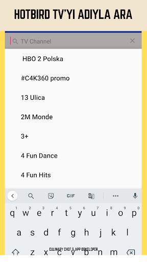 HotBird TV ve radyo Kanalları  screenshot 5